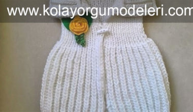 Selanik İşi Anlatımlı Örgü Modelleri